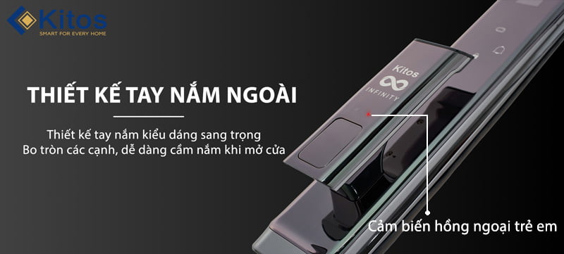 Khoá cửa 3D Face Kitos Infinity