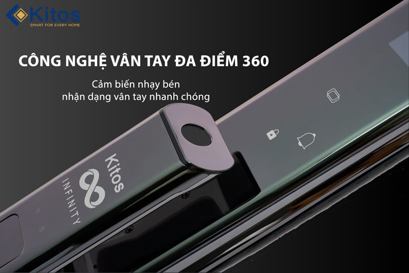 Khoá cửa vân tay Kitos Infinity