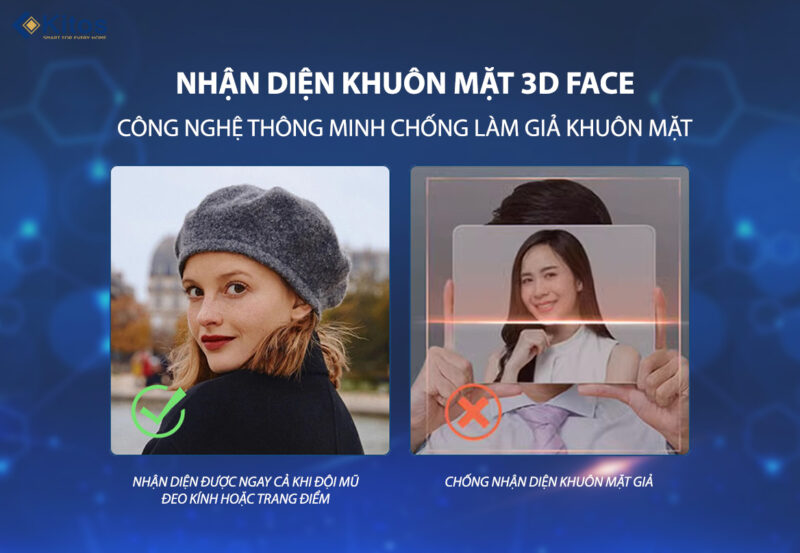 Khoá vân tay cửa nhôm Kitos ALS3 FACE ID PLUS